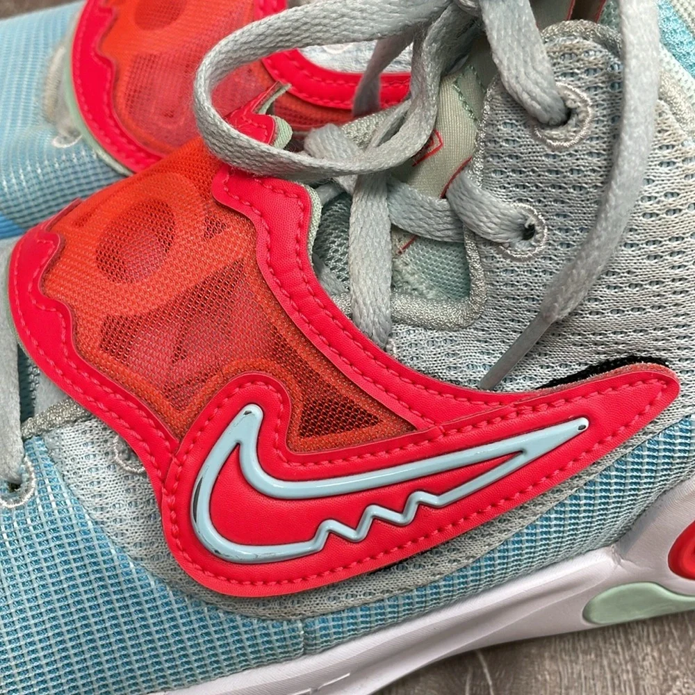 Nike KD Trey 5 X EP Blue Chill Bright Crimson Mint DD9538-400 Sneakers 10.5